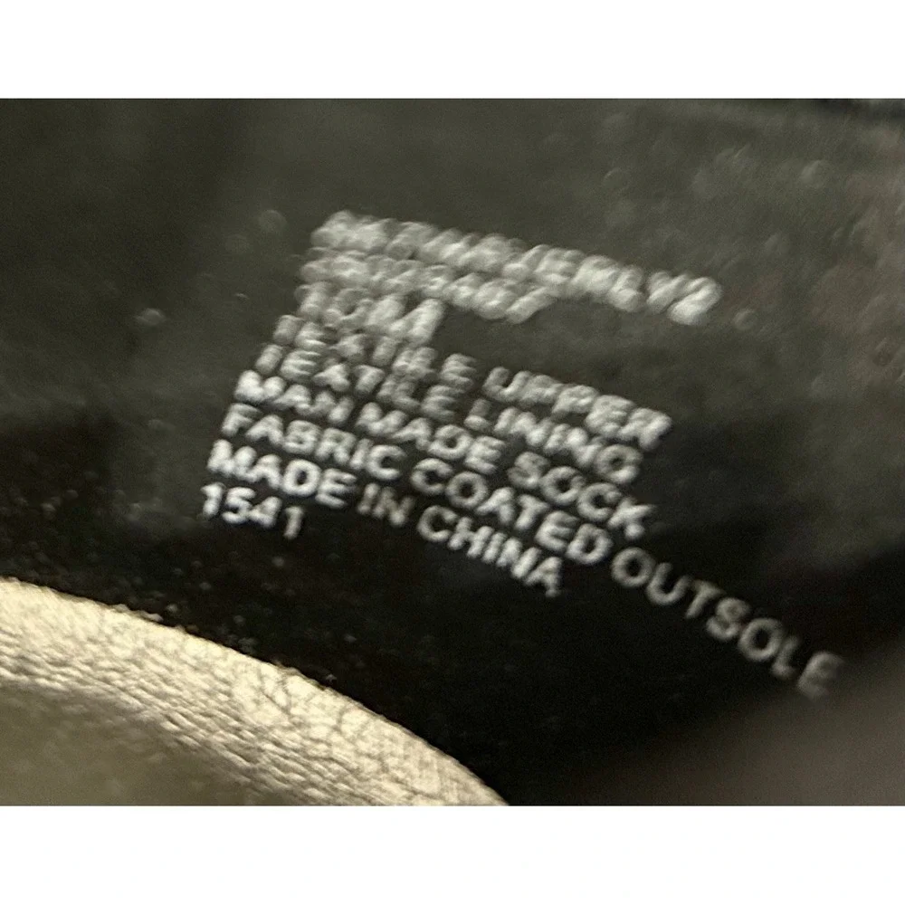 Ak Anne Klein Sport Wedge Shoes Patent Black Fabric Buckle Women's 10M